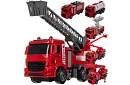 Zestaw wozów strażackich z ruchomymi częściami – 6 sztuk