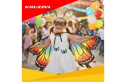 Kostium dziecięce – duży motyl z akcesoriami