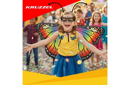 Kostium dziecięce – duży motyl z akcesoriami