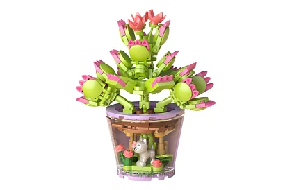 3D Zestaw konstrukcyjny kwiat – BONSAI 172 elementy