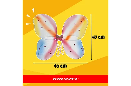 Kostium dziecięcy – tęczowa motyl z akcesoriami