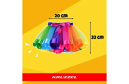 Kostium dziecięcy – tęczowa motyl z akcesoriami