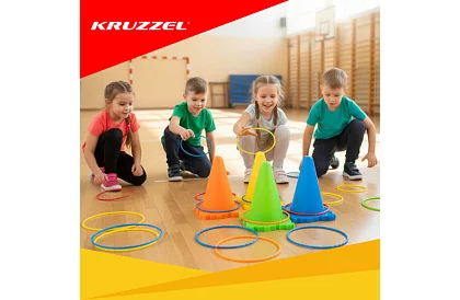 Dziecięca gra 3 w 1 - rzut do celu