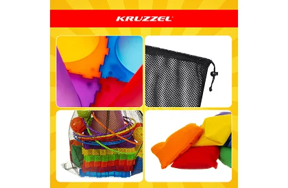 Dziecięca gra 3 w 1 - rzut do celu