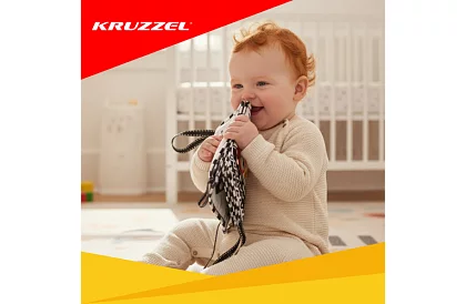 Książka sensoryczna - kontrastowa zabawka dla niemowląt 0+