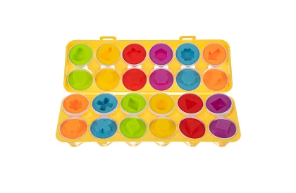 Montessori puzzle – układanie kształtów i kolorów