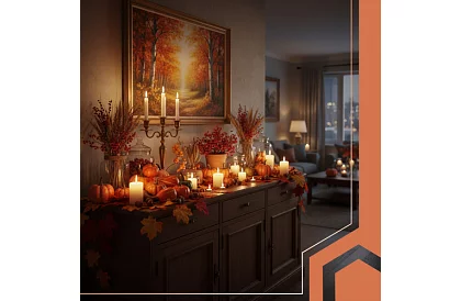 Jesienne sztuczne dekoracje – 50 sztuk