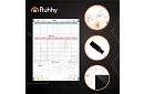 Magnetyczny planner na lodówkę RUHHY – kalendarz 60 x 45 cm + marker
