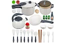 Zestaw naczyń dziecięcych i akcesoriów kuchennych