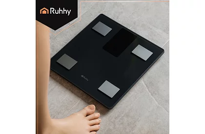 Elektroniczna waga osobista analityczna do 226 kg – czarna