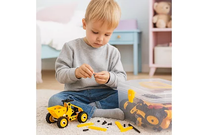 Zestaw konstrukcyjny z wkrętami – samochody