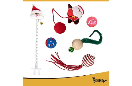 Zestaw zabawek dla kotów – 6 szt.