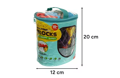 Gumowe sensoryczne kostki dla dzieci – 30 sztuk