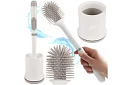 Silikonowa szczotka do toalety – szczotka WC, biała