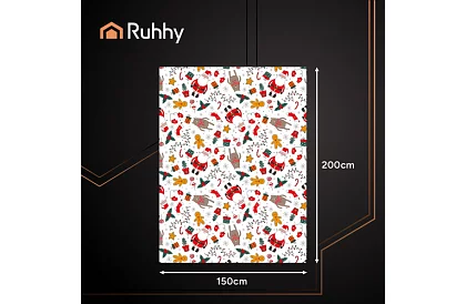 Podwójny koc z motywem świątecznym 150 x 200 cm