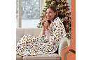 Podwójny koc z motywem świątecznym 150 x 200 cm