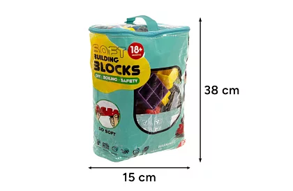 Gumowe sensoryczne kostki dla dzieci – 80 sztuk