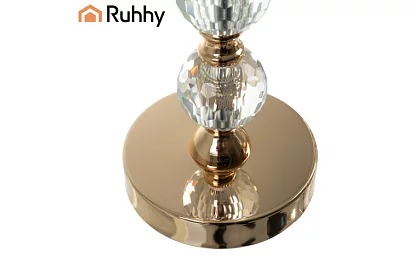 Zestaw 3 świeczników – Złoty Glamour