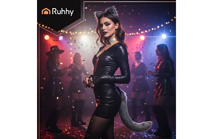 Kostium kota 3 w 1 - szary