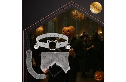 Kostium kota 3 w 1 - szary