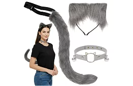 Kostium kota 3 w 1 - szary