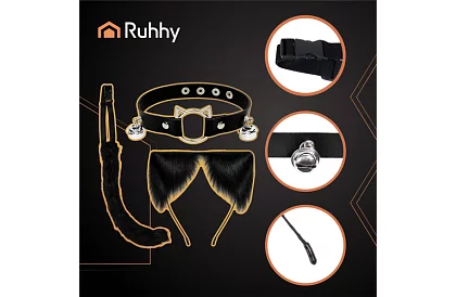 Kostium kota 3 w 1 - czarny