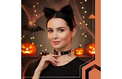 Kostium kota 3 w 1 - czarny