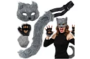 Kostium karnawałowy kota 4 w 1 – szary