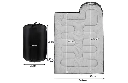 Śpiwór turystyczny 2w1