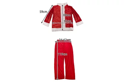 Kompletny męski kostium – Święty Mikołaj