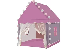 Namiot dziecięcy z oświetleniem LED – różowy