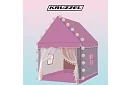 Namiot dziecięcy z oświetleniem LED – różowy