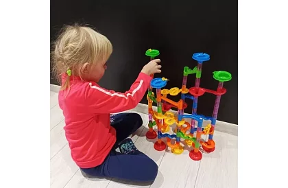 3D tor kulkowy + 30 kulek