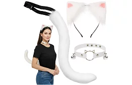 Kostium kota 3 w 1 - biały