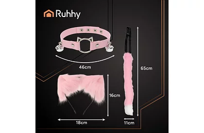 Kostium kota 3 w 1 - różowy