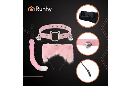 Kostium kota 3 w 1 - różowy