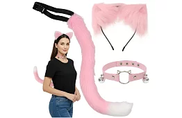 Kostium kota 3 w 1 - różowy