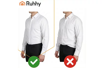 Męski wieszak na koszule