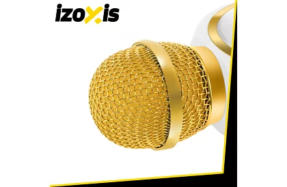 Mikrofon karaoke bezprzewodowy Bluetooth – biały