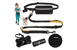 Biegowa nerka z smyczą dla psa + akcesoria