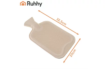 Termofor z pokryciem z pluszu – gumowy podgrzewacz wody 1,8 l