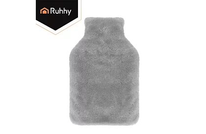 Termofor z pokryciem z pluszu – gumowy podgrzewacz wody 1,8 l