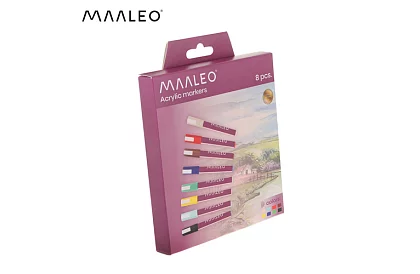 Markery dekoracyjne akrylowe - zestaw 8 szt.