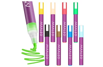 Markery dekoracyjne akrylowe - zestaw 8 szt.