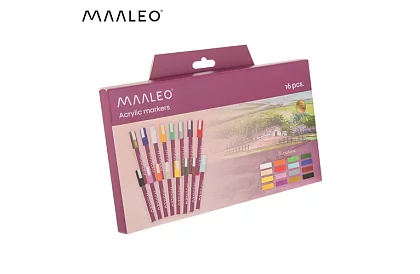 Markery dekoracyjne akrylowe – zestaw 16 szt.