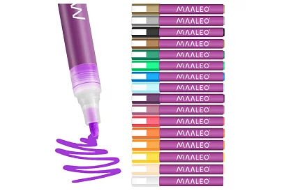 Markery dekoracyjne akrylowe – zestaw 16 szt.