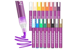 Markery dekoracyjne akrylowe – zestaw 16 szt.