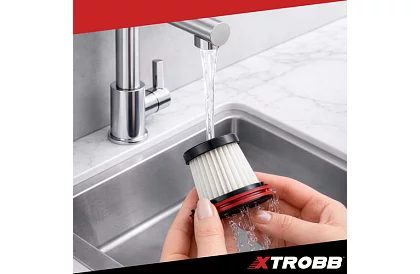 Ręczny odkurzacz do samochodu ProVac z filtrem HEPA – 100 W