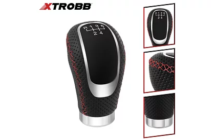 Skórzana gałka dźwigni zmiany biegów