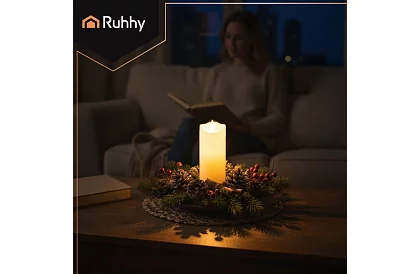 Świeca LED z efektem płomienia 17 cm